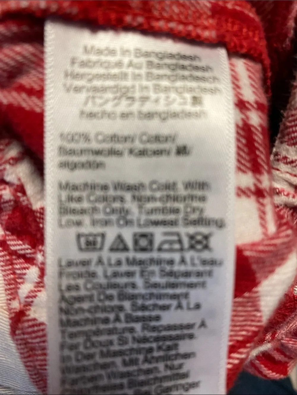 J. Crew Red and White Plaid Flannel Pajama Set Large Unisex Fall Cotton Cozy